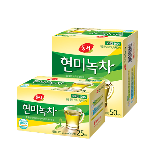 차-동서 현미녹차 37.5g(25개입), 75g(50개입), 150g(100개입), 270g(180개입)