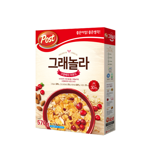 간식-그래놀라 크랜베리 아몬드 350g, 570g